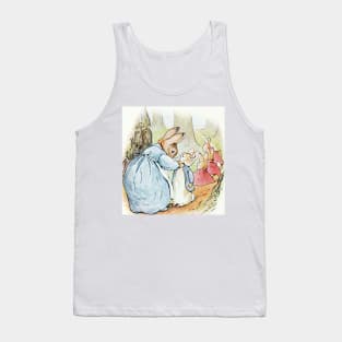 Mrs. Rabbit Tells Peter to Behave - Beatrix Potter Tank Top